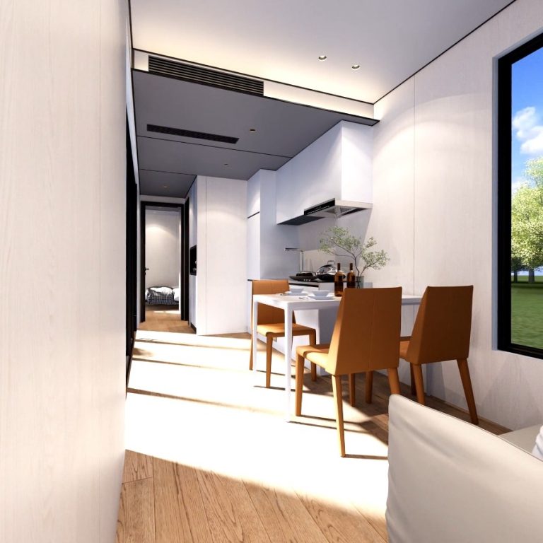 40-foot combination shipping container house