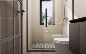 30-foot expandable container house toilet