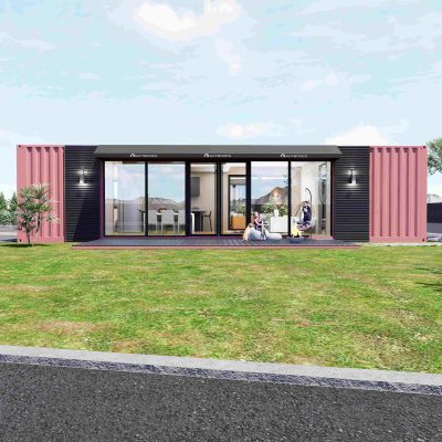 40-foot combination shipping container house