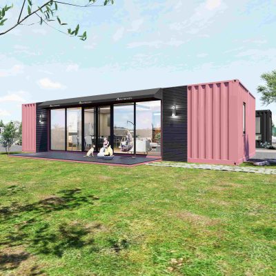 40-foot combination shipping container house
